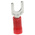 TE Connectivity, PLASTI-GRIP Insulated Crimp Spade Connector, 0.25mm² to 1.6mm², 22AWG to 16AWG, 4.17mm Stud Size, Red
