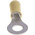 TE Connectivity, PIDG Insulated Ring Terminal, M6 Stud Size, 2.6mm² to 6.6mm² Wire Size, Yellow