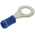 TE Connectivity, PIDG Insulated Ring Terminal, M6 Stud Size, 1mm² to 2.5mm² Wire Size, Blue