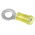 TE Connectivity, PIDG Insulated Ring Terminal, M6 Stud Size, 2.7mm² to 6.6mm² Wire Size, Yellow