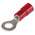 Phoenix Contact, C-RCI 1.5/M4 Insulated Ring Terminal, M4 Stud Size, 0.5mm² to 1.5mm² Wire Size, Red