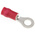 JST, R Insulated Ring Terminal, 4mm Stud Size, 0.25mm² to 1.65mm² Wire Size, Red