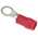 JST, R Insulated Ring Terminal, 4mm Stud Size, 0.25mm² to 1.65mm² Wire Size, Red