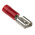 RS PRO Red Insulated Female Spade Connector, Receptacle, 6.3 x 0.8mm Tab Size, 0.5mm² to 1.5mm²