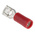 RS PRO Red Insulated Female Spade Connector, Receptacle, 4.8 x 0.8mm Tab Size, 0.5mm² to 1.5mm²