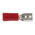 RS PRO Red Insulated Female Spade Connector, Receptacle, 4.8 x 0.8mm Tab Size, 0.5mm² to 1.5mm²