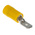 RS PRO Yellow Insulated Male Spade Connector, Tab, 6.35 x 0.8mm Tab Size, 2.5mm² to 6mm²