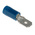 RS PRO Blue Insulated Male Spade Connector, Tab, 6.35 x 0.8mm Tab Size, 1.5mm² to 2.5mm²