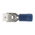 RS PRO Blue Insulated Female Spade Connector, Piggyback Terminal, 6.35 x 0.8mm Tab Size, 1.5mm² to 2.5mm²