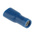 RS PRO Blue Insulated Female Spade Connector, Receptacle, 4.8 x 0.5mm Tab Size, 1.5mm² to 2.5mm²