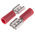 RS PRO Red Insulated Female Spade Connector, Receptacle, 6.35 x 0.8mm Tab Size, 0.5mm² to 1.5mm²