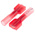 RS PRO Red Insulated Male Spade Connector, Tab, 6.35 x 0.8mm Tab Size, 0.5mm² to 1.5mm²