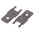RS PRO Uninsulated Male Spade Connector, PCB Tab, 6.35 x 0.8mm Tab Size
