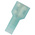 RS PRO Blue Insulated Female Spade Connector, Receptacle, 0.8 x 6.35mm Tab Size, 1.5mm² to 2.5mm²