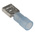 RS PRO Blue Insulated Female Spade Connector, Receptacle, 0.8 x 6.35mm Tab Size, 1.5mm² to 2.5mm²