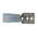 RS PRO Blue Insulated Female Spade Connector, Receptacle, 0.8 x 6.35mm Tab Size, 1.5mm² to 2.5mm²