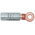 MECATRACTION, C-AU Uninsulated Ring Terminal, M12 Stud Size to 150mm² Wire Size