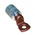 MECATRACTION, ICAU Uninsulated Ring Terminal, M10 Stud Size to 70mm² Wire Size