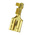 RS PRO Uninsulated Female Spade Connector, Receptacle, 6.35 x 0.8mm Tab Size