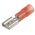 RS PRO Red Insulated Female Spade Connector, Receptacle, 6.35 x 0.8mm Tab Size, 0.5mm² to 1.5mm²