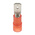 RS PRO Red Insulated Male Spade Connector, Tab, 4.75 x 0.8mm Tab Size, 0.5mm² to 1.5mm²
