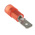RS PRO Red Insulated Male Spade Connector, Tab, 4.75 x 0.8mm Tab Size, 0.5mm² to 1.5mm²