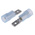 RS PRO Blue Insulated Male Spade Connector, Tab, 4.8 x 0.8mm Tab Size, 1.5mm² to 2.5mm²