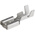 RS PRO Uninsulated Female Spade Connector, Receptacle, 4.8 x 0.5mm Tab Size, 0.5mm² to 1.25mm²