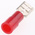 RS PRO Red Insulated Female Spade Connector, Receptacle, 4.75 x 0.5mm Tab Size, 0.5mm² to 1.5mm²
