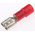 RS PRO Red Insulated Female Spade Connector, Receptacle, 4.75 x 0.5mm Tab Size, 0.5mm² to 1.5mm²