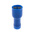 RS PRO Blue Insulated Female Spade Connector, Double Crimp, 6.35 x 0.8mm Tab Size, 1.5mm² to 2.5mm²