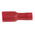 RS PRO Red Insulated Female Spade Connector, Double Crimp, 6.35 x 0.8mm Tab Size, 0.5mm² to 1.5mm²