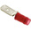 TE Connectivity PIDG FASTON .250 Red Insulated Male Spade Connector, Tab, 5.14mm² Tab Size, 0.5mm² to 1mm²
