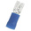 RS PRO Blue Insulated Female Spade Connector, Receptacle, 0.8 x 4.75mm Tab Size, 1.5mm² to 2.5mm²