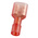 RS PRO Red Insulated Female Spade Connector, Receptacle, 0.8 x 6.35mm Tab Size, 0.5mm² to 1.5mm²
