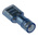 RS PRO Blue Insulated Female Spade Connector, Receptacle, 0.8 x 6.35mm Tab Size, 1.5mm² to 2.5mm²