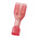 RS PRO Red Insulated Female Spade Connector, Receptacle, 0.5 x 4.75mm Tab Size, 0.5mm² to 0.75mm²