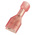 RS PRO Red Insulated Female Spade Connector, Receptacle, 0.8 x 4.75mm Tab Size, 0.5mm² to 0.75mm²