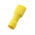 RS PRO Yellow Insulated Female Spade Connector, Receptacle, 0.8 x 6.35mm Tab Size, 4mm² to 6mm²