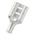 RS PRO Female Spade Connector, Receptacle, 0.8 x 6.35mm Tab Size, 0.5mm² to 1.5mm²