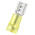 RS PRO Yellow Insulated Female Spade Connector, Receptacle, 0.8 x 6.35mm Tab Size, 4mm² to 6mm²