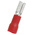 RS PRO Red Insulated Female Spade Connector, Receptacle, 0.5 x 2.8mm Tab Size, 0.5mm² to 1.5mm²
