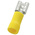 RS PRO Yellow Insulated Female Spade Connector, Receptacle, 0.8 x 6.35mm Tab Size, 4mm² to 6mm²
