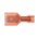 RS PRO Red Insulated Male Spade Connector, Tab, 0.8 x 6.35mm Tab Size, 0.5mm² to 1.5mm²