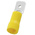 RS PRO Yellow Insulated Male Spade Connector, Tab, 0.8 x 6.35mm Tab Size, 4mm² to 6mm²