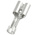 RS PRO Uninsulated Female Spade Connector, Receptacle, 0.8 x 6.35mm Tab Size