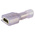 RS PRO Violet Insulated Female Spade Connector, Receptacle, 0.5 x 2.8mm Tab Size