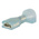 RS PRO Blue Insulated Female Spade Connector, Receptacle, 0.8 x 4.75mm Tab Size