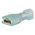 RS PRO Blue Insulated Female Spade Connector, Receptacle, 0.8 x 4.75mm Tab Size