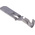 TE Connectivity FASTIN-FASTON .250 Uninsulated Male Spade Connector, Tab, 6.35 x 0.81mm Tab Size, 0.3mm² to 0.8mm²